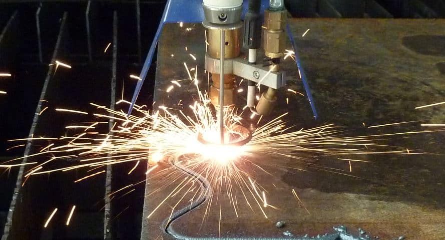 Flame cutting – application example.