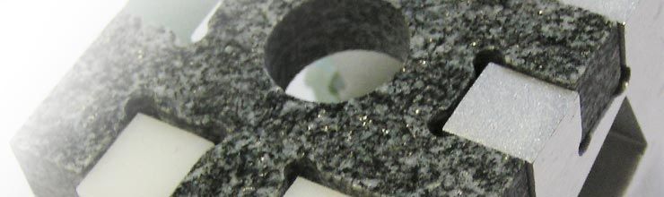 Areas of application of waterjet cutting.