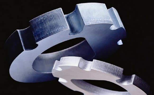 Laser-cut component.