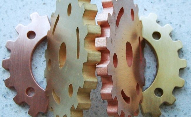 Non-ferrous metals such as aluminium, brass and copper are particularly suitable for waterjet cutting.