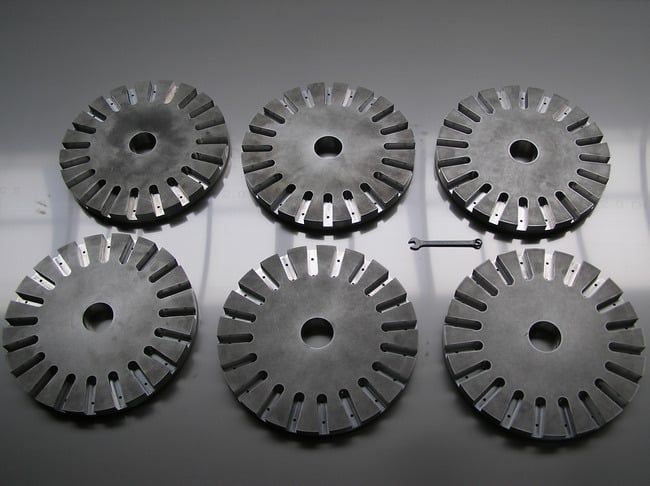 Combined milled and turned parts.